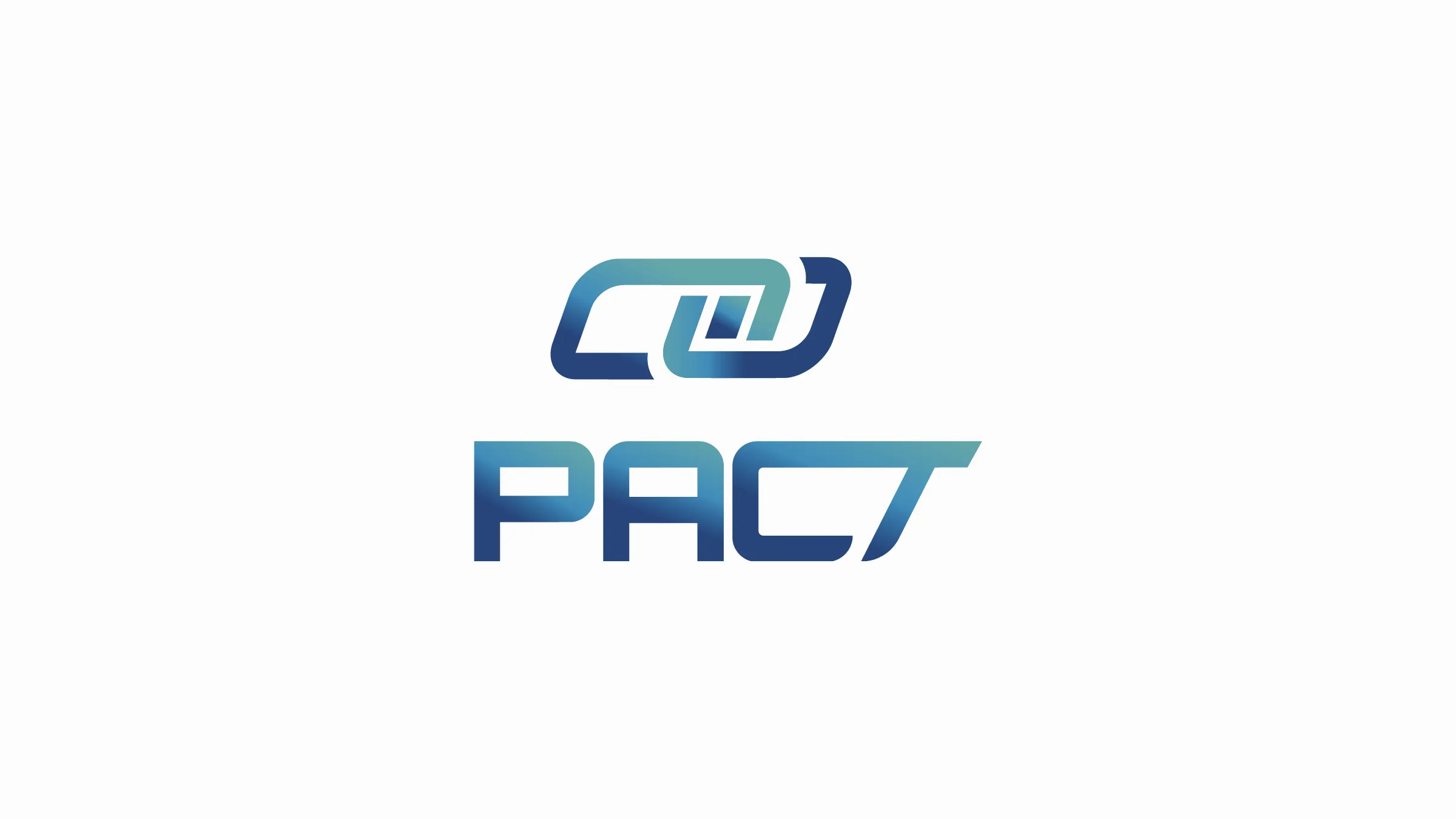Logo PACT en bleu sur fond blanc