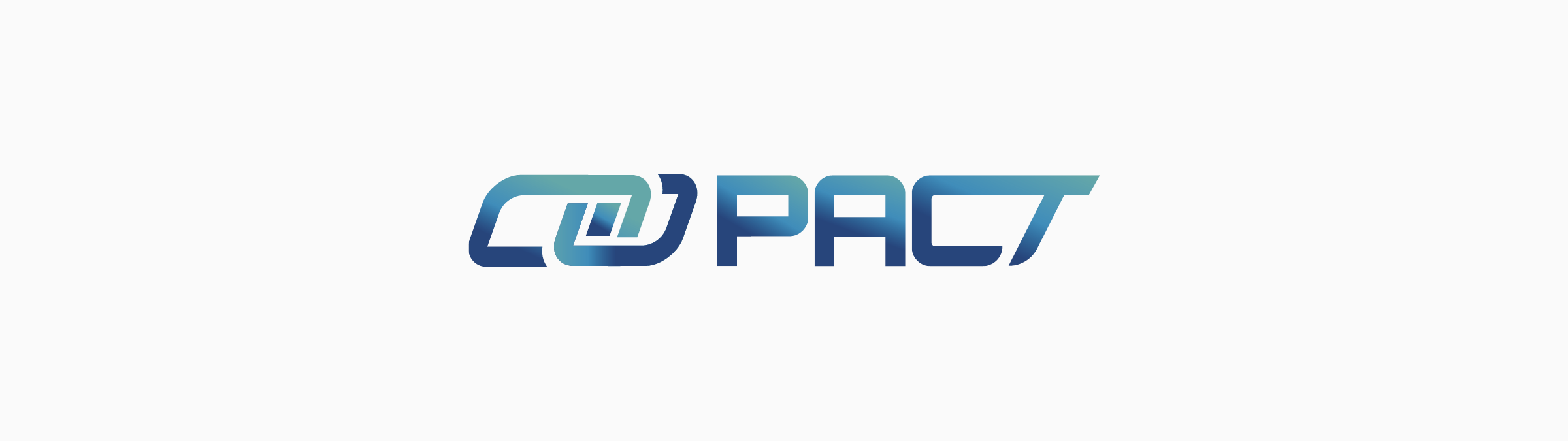 Logo PACT horizontal en bleu sur fond blanc